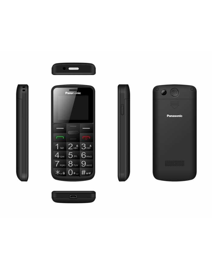 panasonic Telefon komórkowy dla seniora KX-TU110 czarny główny