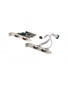 lanberg Karta PCI Express - COM 9Pin x4 + Śledzie Low Profile - nr 9