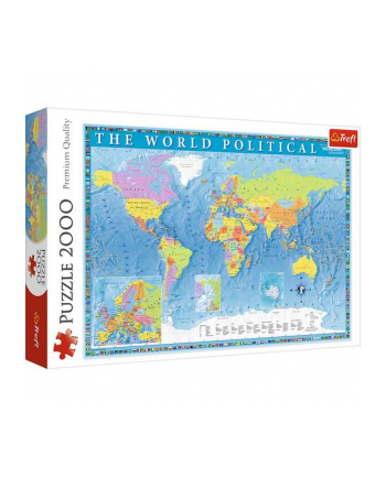 Puzzle 2000el Polityczna mapa świata 27099 Trefl
