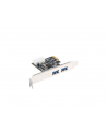 lanberg Karta PCI Express - USB 3.1 GEN1 2-Port + Śledź Low Profile - nr 1