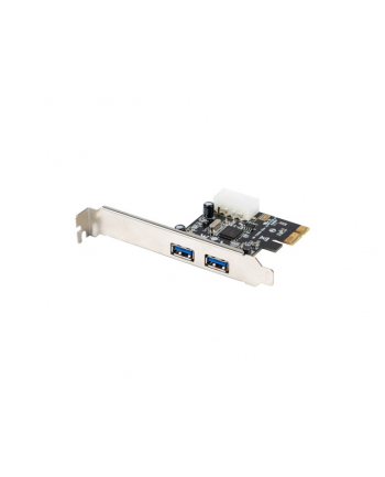 lanberg Karta PCI Express - USB 3.1 GEN1 2-Port + Śledź Low Profile