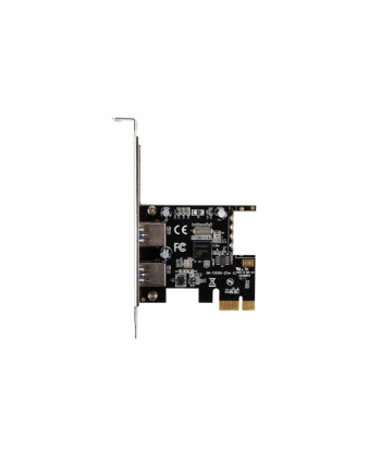 lanberg Karta PCI Express - USB 3.1 GEN1 2-Port + Śledź Low Profile