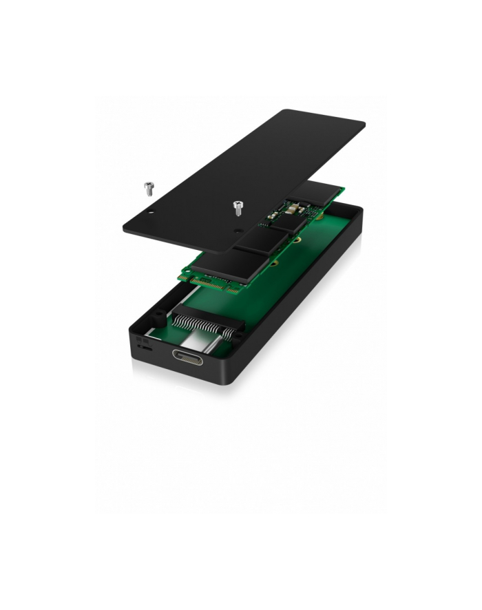 icybox Obudowa USB Type-C M.2 SATA SSD z zabezpieczeniem przed zapisem IB-1815WP główny