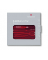 victorinox Scyzoryk SwissCard Classic, transparentny czerwony 0.7100.T - nr 3
