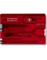 victorinox Scyzoryk SwissCard Classic, transparentny czerwony 0.7100.T - nr 4