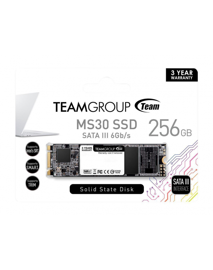 Team Group Dysk SSD MS30 256GB M.2 SATA3, 550/470 MB/s główny