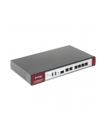 Zyxel ATP 10/100/1000, 2*WAN, 4*LAN/DMZ ports, 1*SFP, 2*USB with 1 Yr Bundle