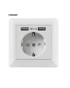intellinet network solutions Intellinet 2-Port USB-A Wall Outlet and CEE 7/3 Socket with Faceplate - nr 1