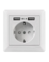 intellinet network solutions Intellinet 2-Port USB-A Wall Outlet and CEE 7/3 Socket with Faceplate - nr 3