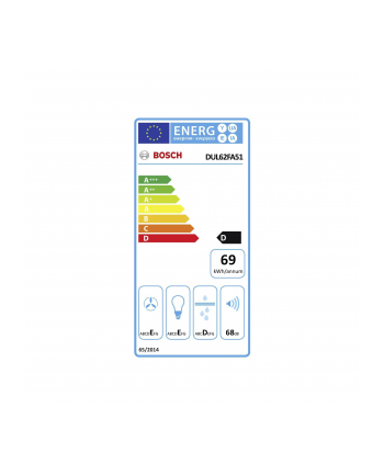 bosch siemens Okap Bosch DUL62FA51 | Serie 2 60 cm LED Stal