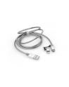 Verbatim 2in1 Lightning/Micro B Stainless Steel Cable Sync & Charge - nr 15
