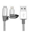 Verbatim 2in1 Lightning/Micro B Stainless Steel Cable Sync & Charge - nr 30