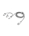 Verbatim 3in1 Lightning/USB-C/Micro B Stainless Steel Cable Sync & Charge - nr 10
