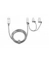 Verbatim 3in1 Lightning/USB-C/Micro B Stainless Steel Cable Sync & Charge - nr 11