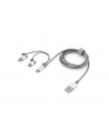 Verbatim 3in1 Lightning/USB-C/Micro B Stainless Steel Cable Sync & Charge - nr 17