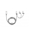 Verbatim 3in1 Lightning/USB-C/Micro B Stainless Steel Cable Sync & Charge - nr 18
