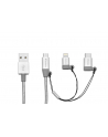 Verbatim 3in1 Lightning/USB-C/Micro B Stainless Steel Cable Sync & Charge - nr 19