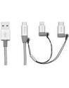 Verbatim 3in1 Lightning/USB-C/Micro B Stainless Steel Cable Sync & Charge - nr 26