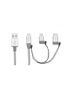 Verbatim 3in1 Lightning/USB-C/Micro B Stainless Steel Cable Sync & Charge - nr 4