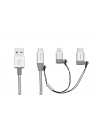 Verbatim 3in1 Lightning/USB-C/Micro B Stainless Steel Cable Sync & Charge - nr 7