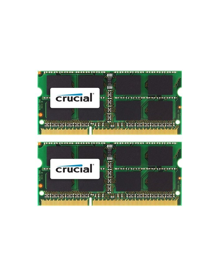 Crucial 16GB kit (8GBx2)DDR3L 1333MT/s CL9 SODIMM 204pin 1.35V/1.5V for Mac główny