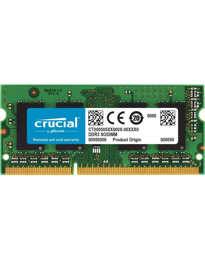 Crucial 4GB DDR3L 1600 MT/s (PC3-12800) CL11 SODIMM 204pin 1.35V/1.5V for Mac główny