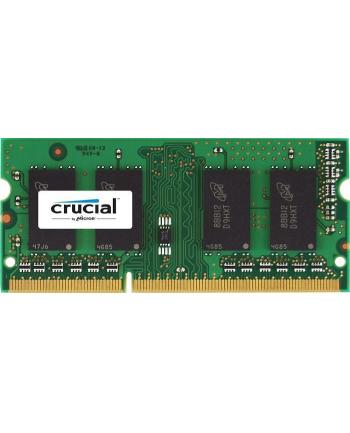 Crucial 8GB DDR3L 1600 MT/s  (PC3-12800) CL11 SODIMM 204pin 1.35V/1.5V for Mac
