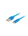 Lanberg Kabel Premium Quck Charge 3.0 ,USB-C(M)->A(M) 1m Niebieski - nr 4