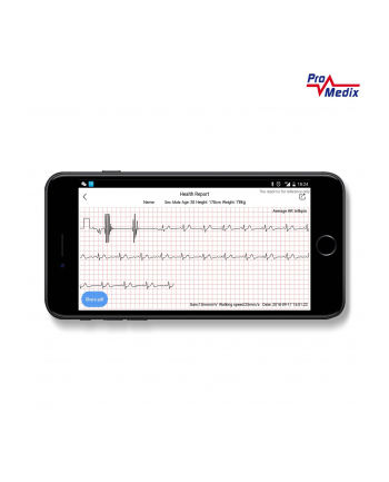 Promedix PR-650 Opaska Fitness Tracker Smartband Bluetooth Puls EKG