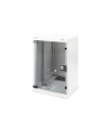 DIGITUS Szafa wisząca 10'' 9U 464x312x300mm, drzwi szklane, szara, zmontowana - nr 33