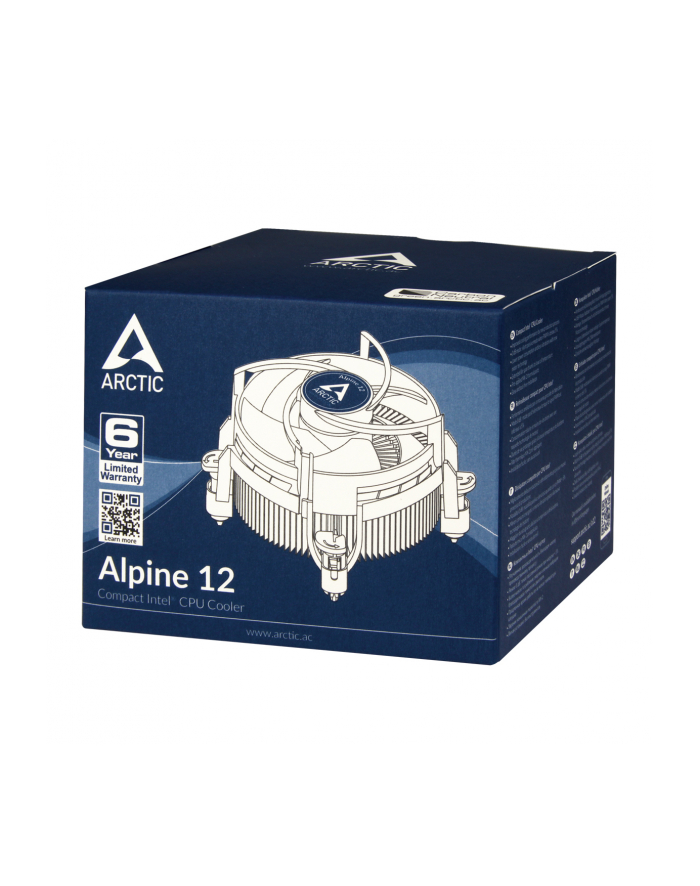 Arctic Alpine 12, CPU cooler, Intel s. 1156, 1155, 1150, 1151 główny