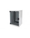 DIGITUS Szafa wisząca 10'' 9U 464x312x300mm, drzwi szklane, szara, zmontowana - nr 15