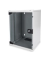 DIGITUS Szafa wisząca 10'' 9U 464x312x300mm, drzwi szklane, szara, zmontowana - nr 30