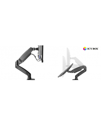 raidsonic IcyBox Uchwyt do monitora max 27'' (68 cm) z mocowaniem na biurko