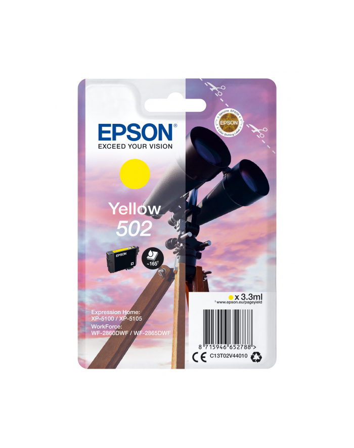 Tusz Epson Yellow 3,3 ml XP-5100 RF+AM główny
