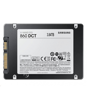 Dysk SSD Samsung 860 DCT, 2.5'', 3840GB, SATA/600, 550/520 MB/s