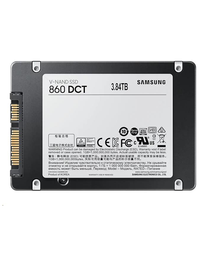 Dysk SSD Samsung 860 DCT, 2.5'', 3840GB, SATA/600, 550/520 MB/s główny