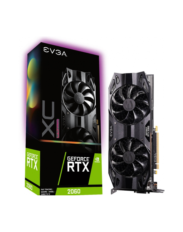 EVGA GeForce RTX 2060 XC ULTRA GAMING, , 6GB GDDR6, Dual HDB Fans główny