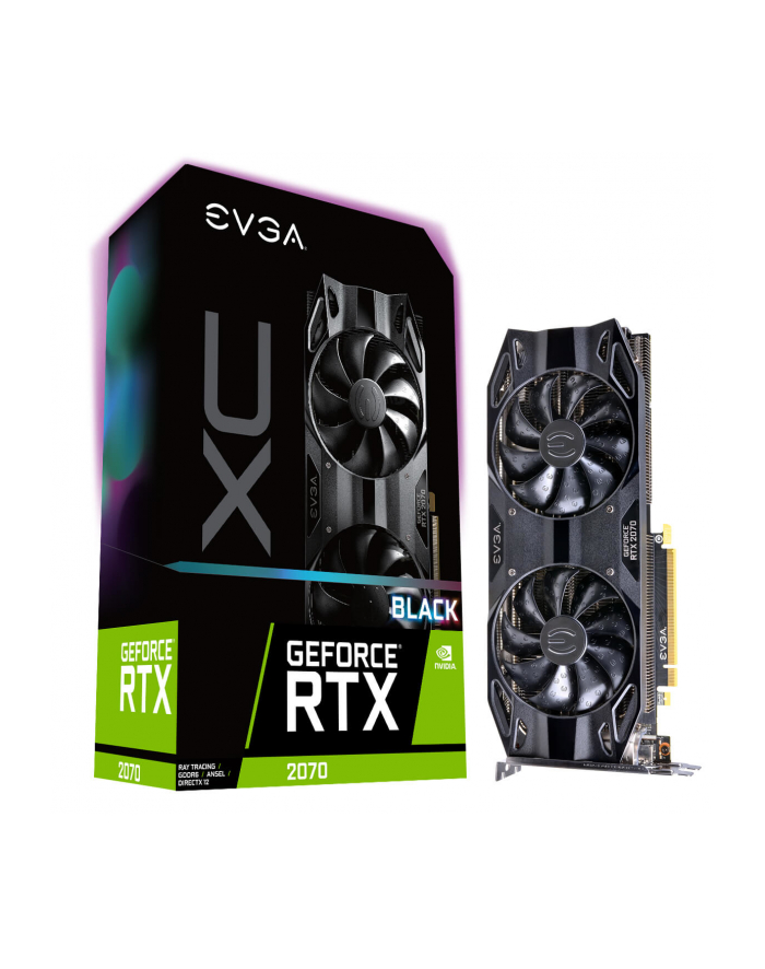 EVGA GeForce RTX 2070 XC BLACK EDITION GAMING, 8GB GDDR6, Dual HDB Fans główny