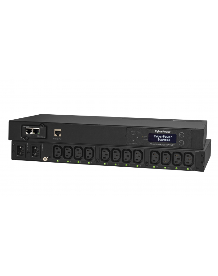 cyber power CyberPower PDU15SWHVIEC12ATNET  ;1U ; 12A ; Switched; 12 IEC-320 C13 ;SNMP LAN główny