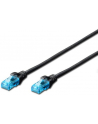 DIGITUS Kabel patch cord UTP, CAT.5E, czarny, 10.0m, - nr 4