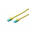 Kabel Digitus patch cord UTP, CAT.5E, żółty, 10m, - nr 11