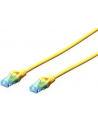 Kabel Digitus patch cord UTP, CAT.5E, żółty, 10m, - nr 5
