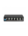 EXTRALINK KRIOS 4-port GbE Unmanaged 802.3AF/AT 150W PoE Switch + 1xRJ45 Up-Link - nr 19