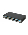 EXTRALINK PERSES 8-port GbE Unmanaged 802.3af/at PoE Switch + 2x SFP Up-Link - nr 18