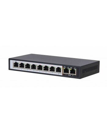 EXTRALINK PERSES 8-port GbE Unmanaged 802.3af/at PoE Switch + 2x SFP Up-Link