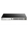 D-Link xStack 24X1000BASE-T, 2X10GBASE-T, 4XSFP+ Layer 3 Stackable  Switch - nr 24