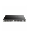 D-Link xStack 48X1000BASE-T, 2X10GBASE-T, 4XSFP+ Layer 3 Stackable  PoE (370W) - nr 12