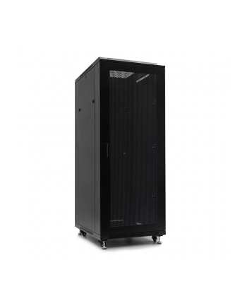 Netrack szafa serwerowa stojąca 32U/600x600mm (drzwi szklane)-czarny ZŁOŻONA