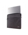 ACER PROTECTIVE SLEEVE DUAL TONE DARK GRAY WITH FRONT POCKET FOR 15.6'' - nr 26